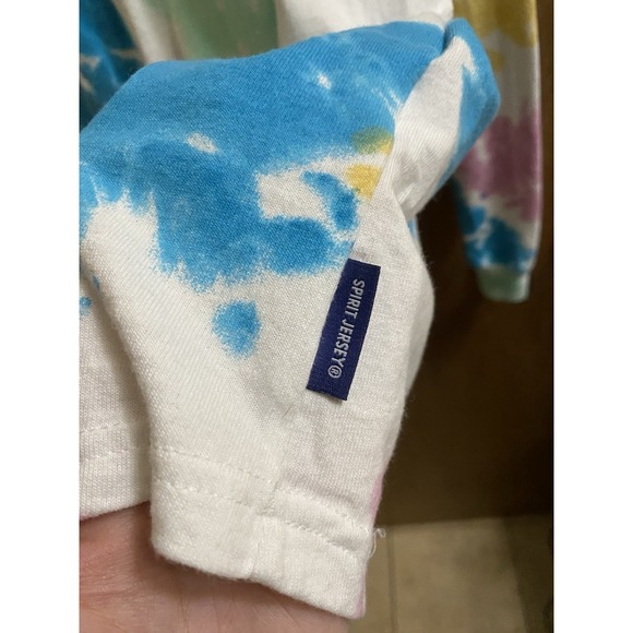 Disney Parks Spirit Jersey Mickey Mouse Tie Dye Size XL White Multicolored - Picture 11 of 16